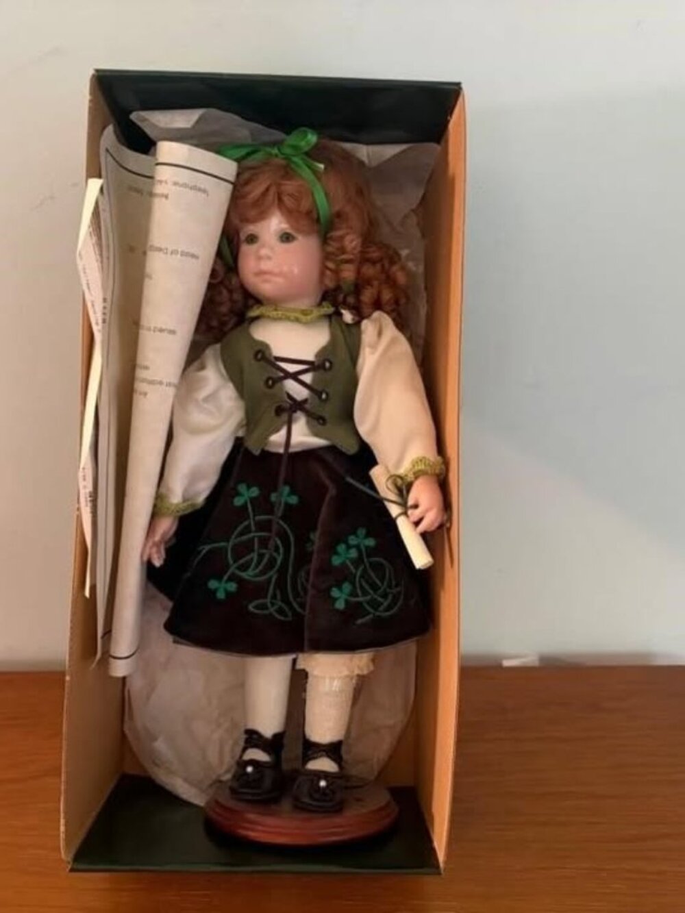Belleek Irish Dancing Doll (Colleen) NIB!